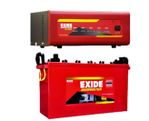 Exide Star 700VA Inverter And Exide Inva Master 100AH Tubular Battery